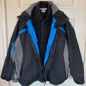 Columbia Winter Ski Jacket + Fleece Liner